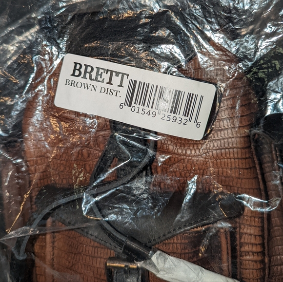 FreeBird by Steven BRETT Brown Distressed Backpack - Picture 11 of 11